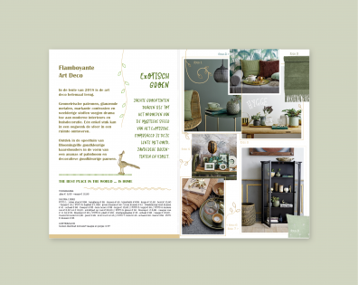Inside brochure Vida Design - designed by Creamanie